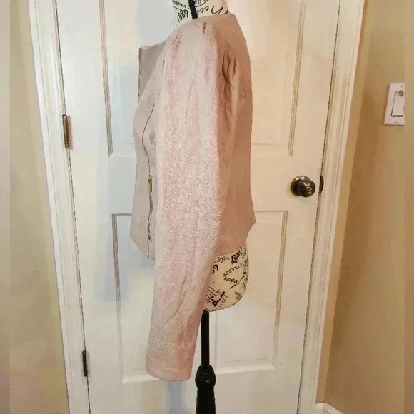 NWOT Ryegrass Chic genuine leather jacket, Sz S - Picture 3 of 11